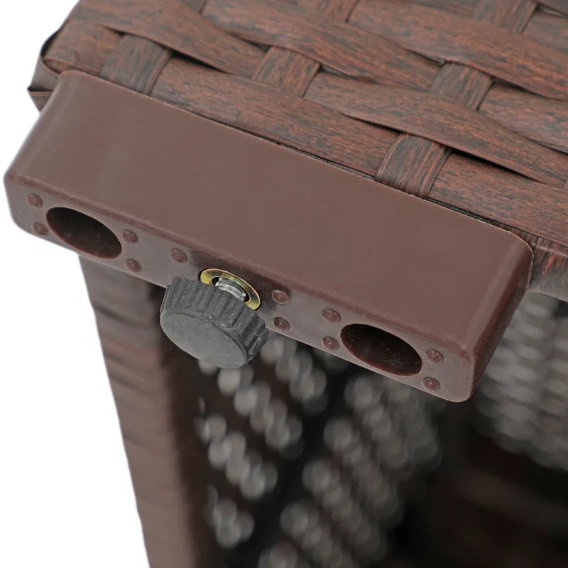 Caydin 5 Person Modular Patio Conversation Set Fire Pit