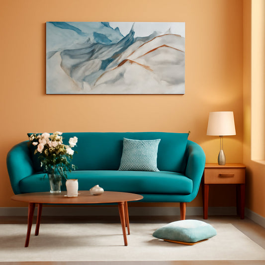 Framed Large 28x56 Inch Abstract Wall Art Giclee Print