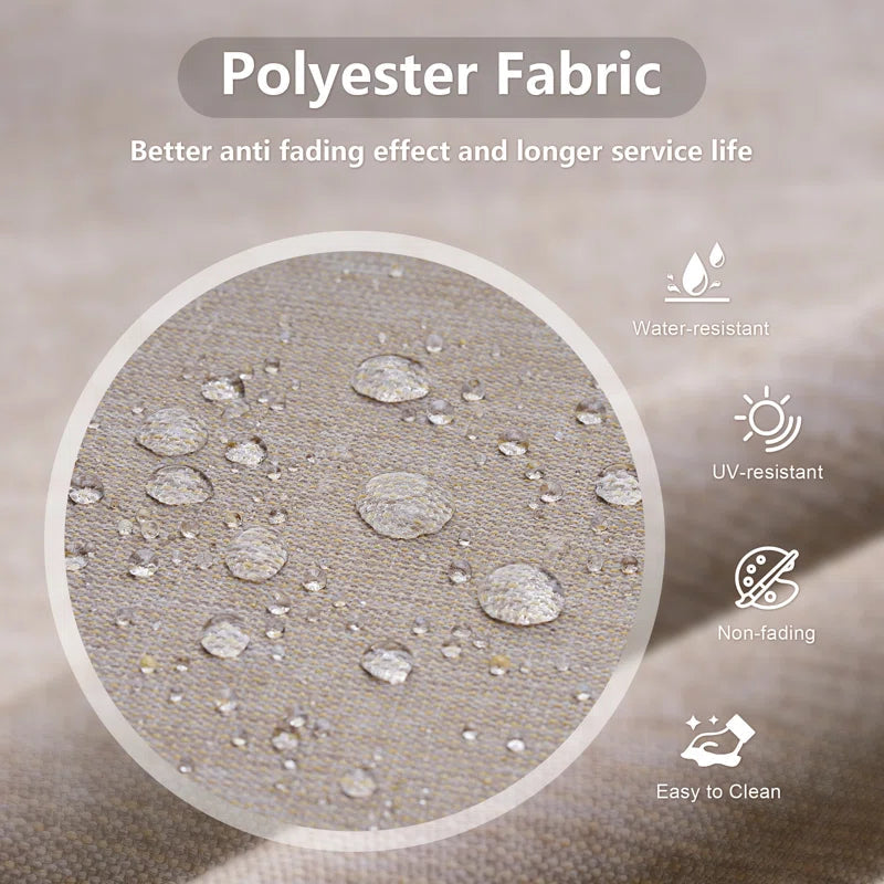 Patio Outdoor Rattan 5 Piece Seating Group With Cushions