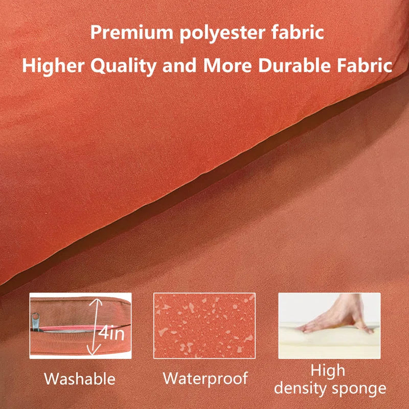 Outdoor Wicker 7 Person Seating Group With Cushions