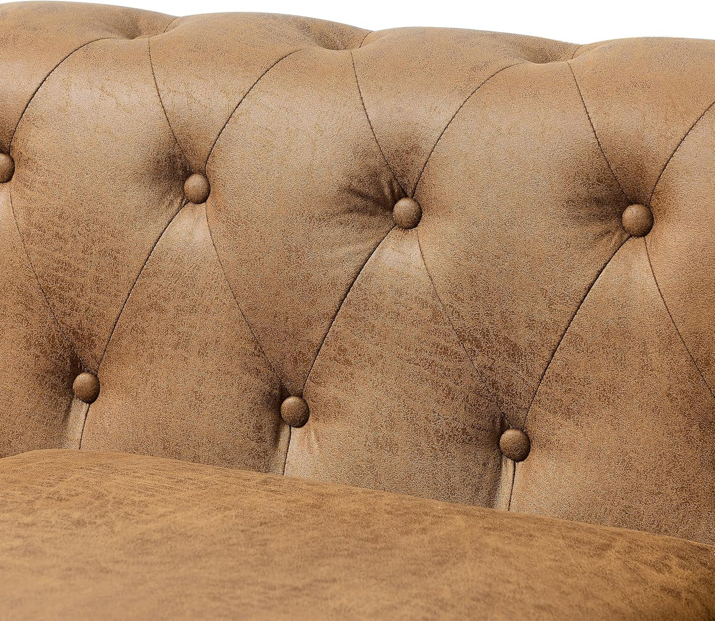 Two Piece Air Leather Sofa Set For Living Room Home Decor