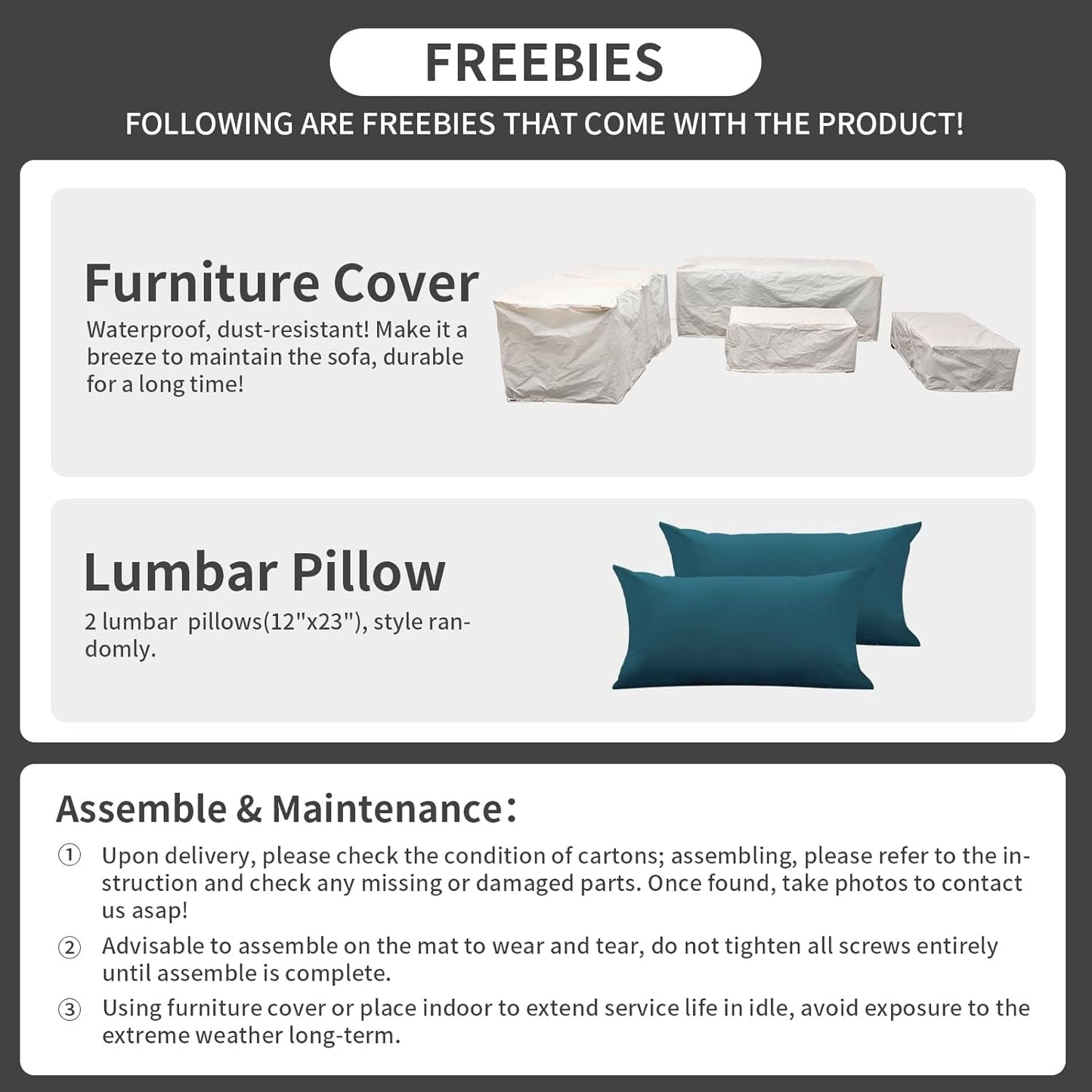 Patio Furniture Set 6 Pieces Peacock Blue Cushions Included