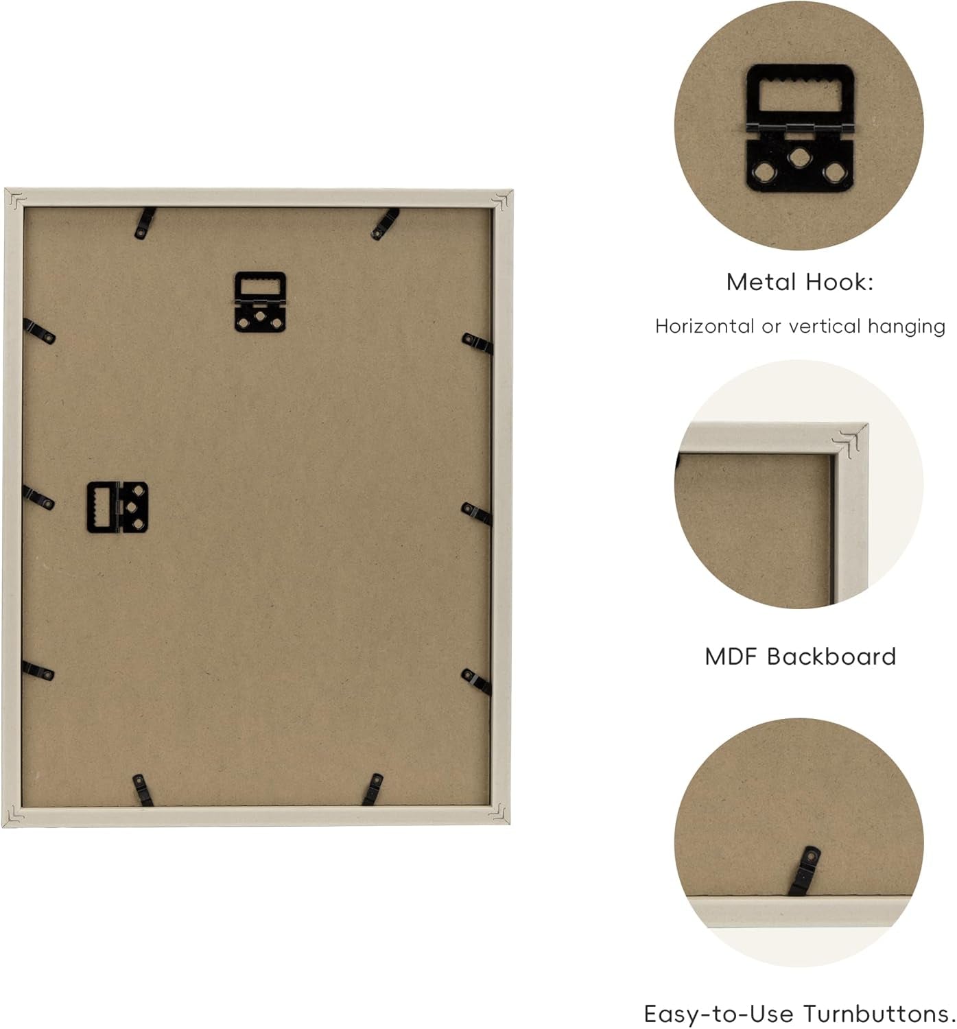 Framed Christmas Forest Wall Art Set 5 Piece Holiday Decor