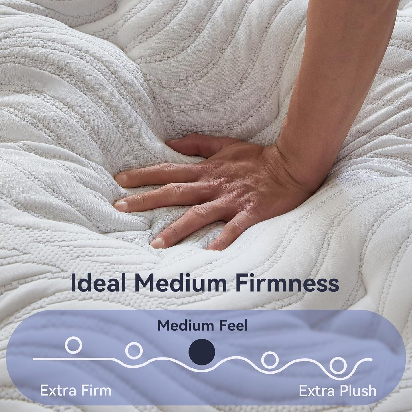 Queen Size Hybrid Mattress Memory Foam EdgeSupport