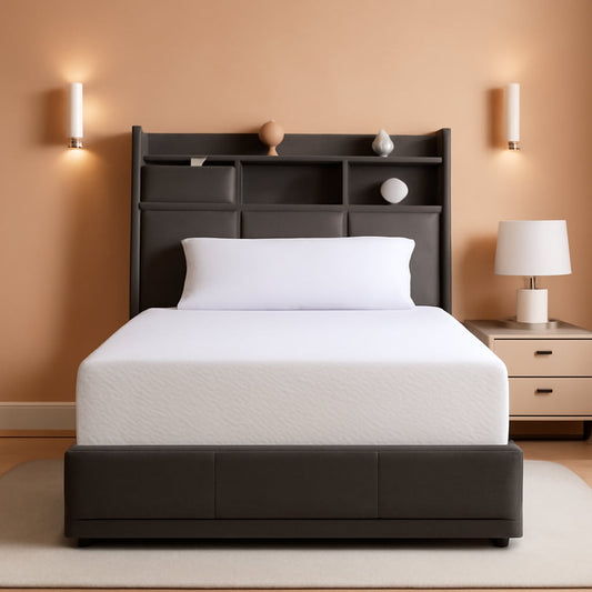 Twin Gel Memory Foam Mattress Fiberglass-Free, Breathable, 6"