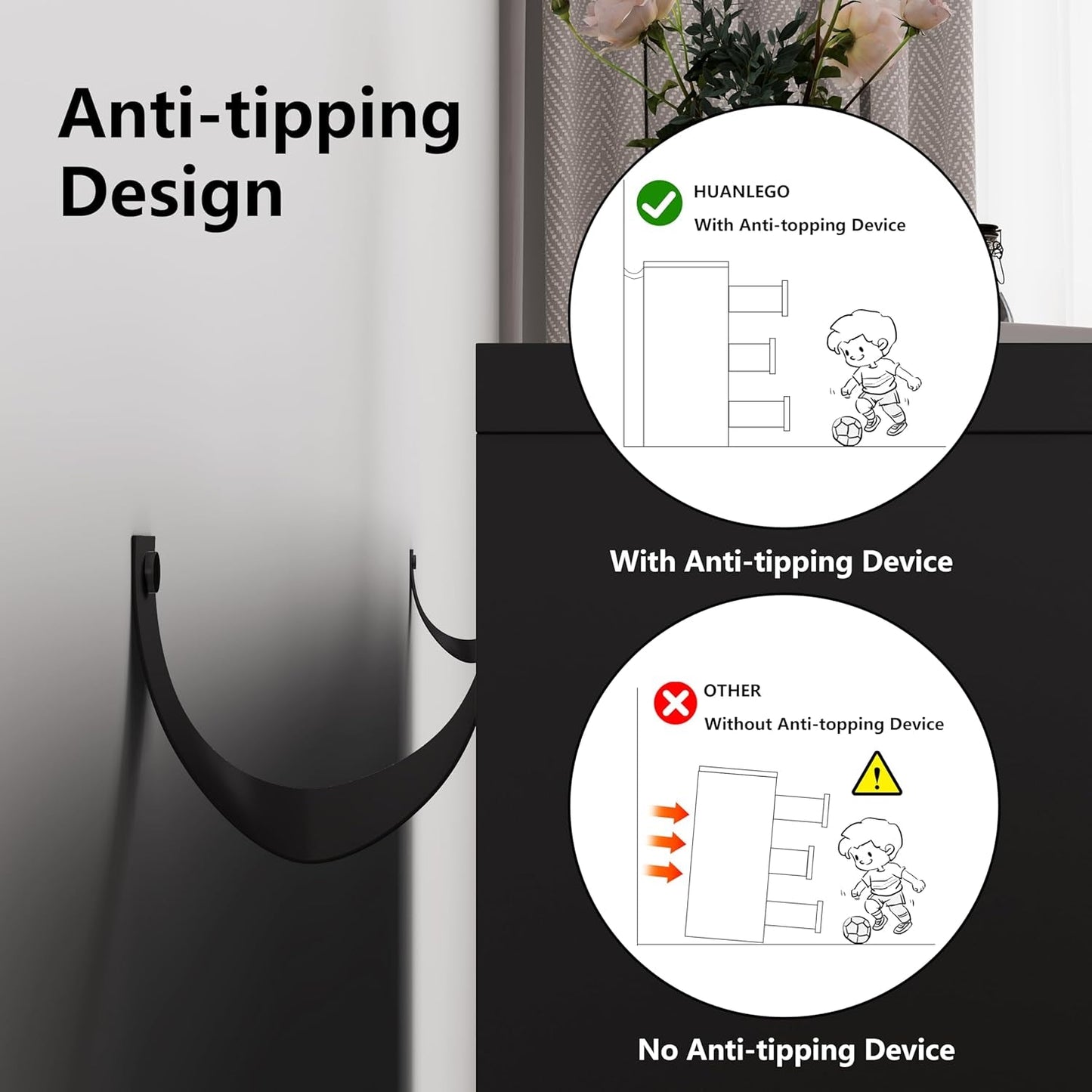 6 Drawer Dresser In Natural Wood With Fluted Front And Gold Handles