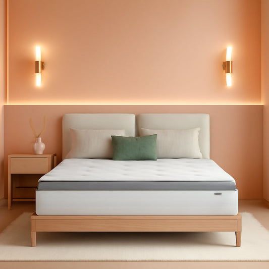 Queen Hybrid Mattress 12 Inch Soft Pillow Top Comfort