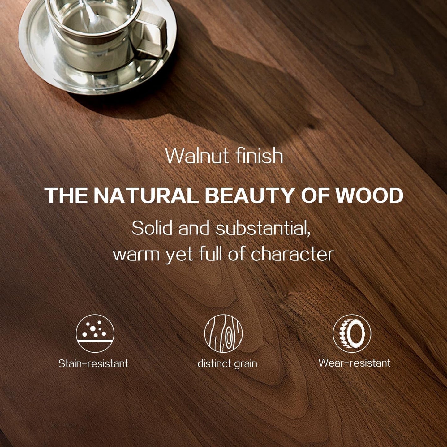 63 Inch Chestnut Dresser With 9 Drawers And Smooth Glides