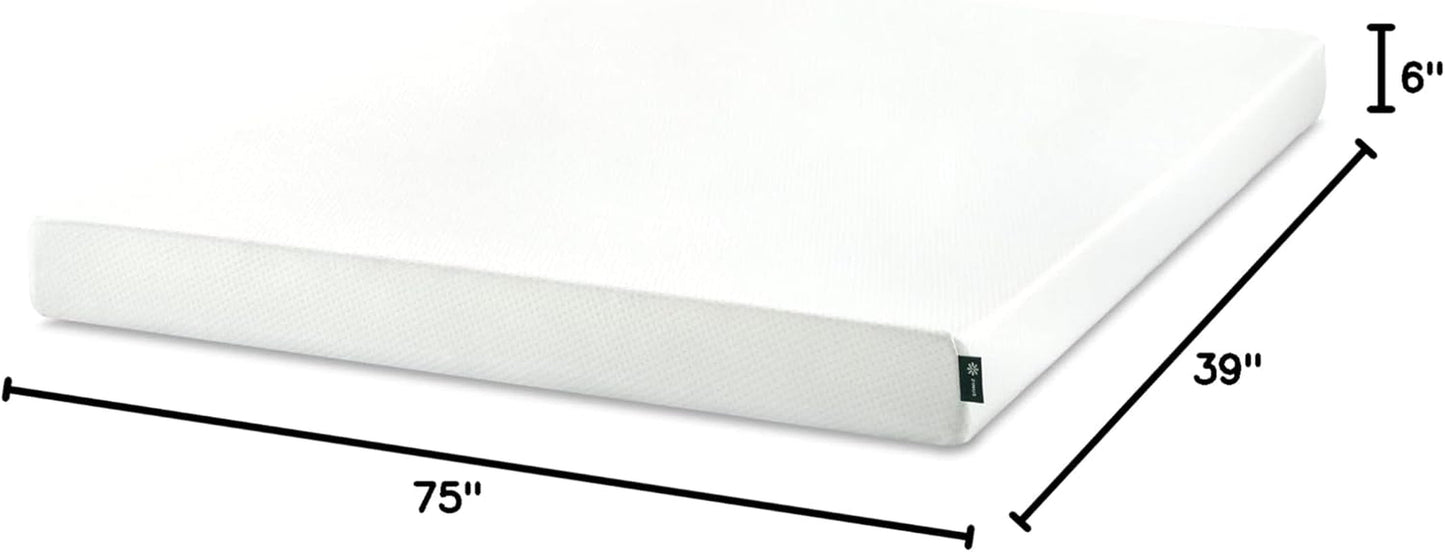 Twin Green Tea Memory Foam Mattress Medium Firm Comfort