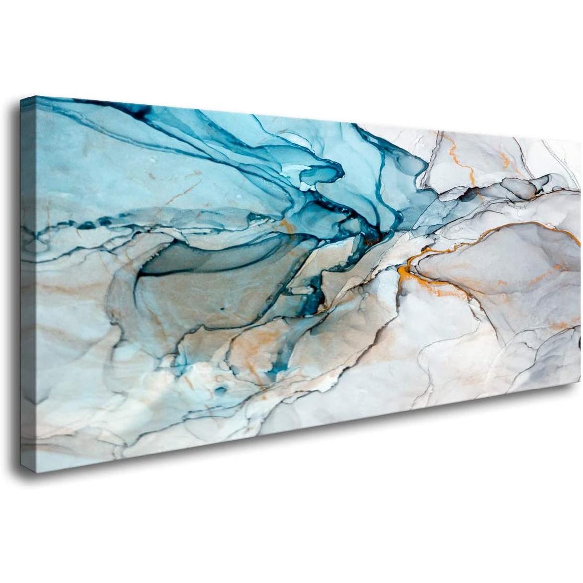 Framed Large 28x56 Inch Abstract Wall Art Giclee Print