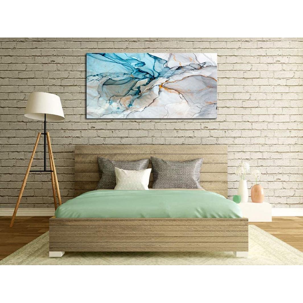 Framed Large 28x56 Inch Abstract Wall Art Giclee Print