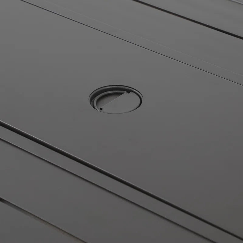 Caydin 5 Person Modular Patio Conversation Set Fire Pit