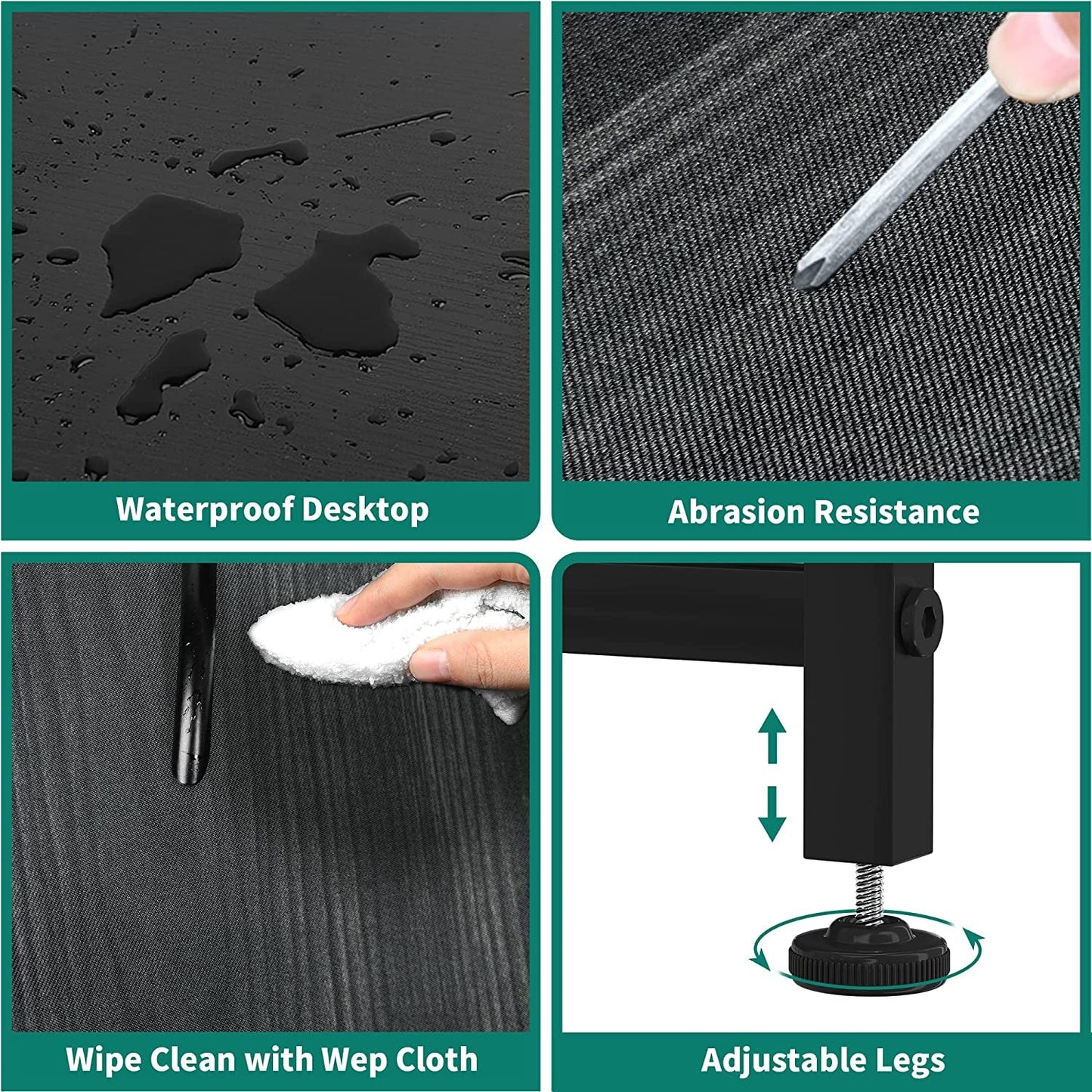 9 Drawer Dresser With Fabric Storage Tower And Wooden Top