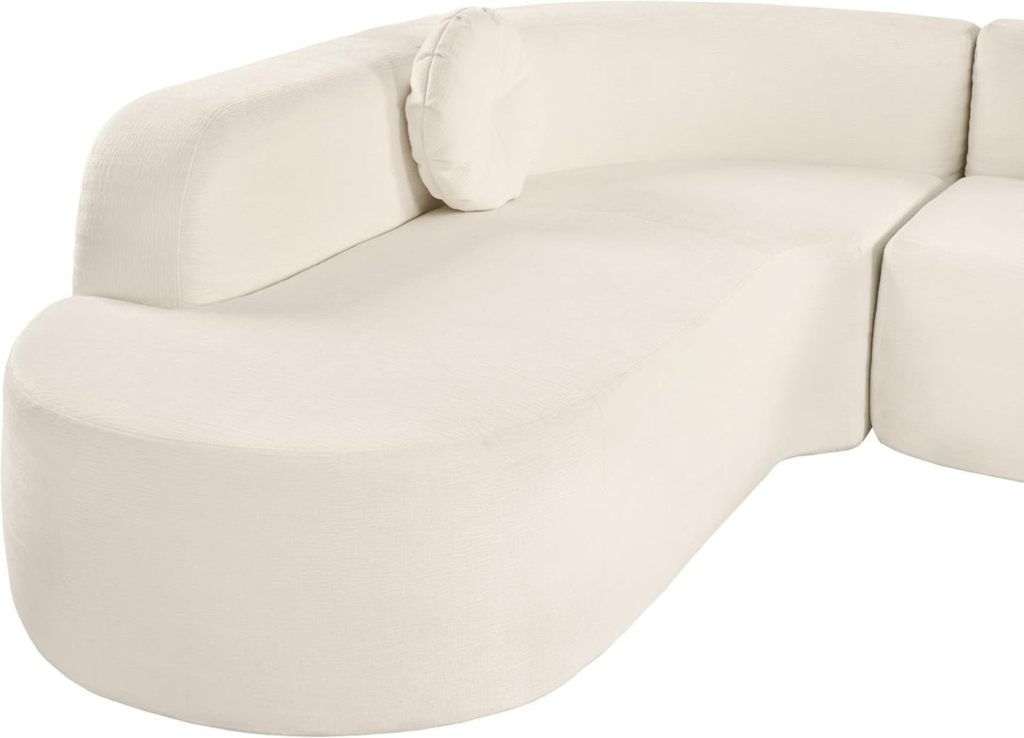 Extra Large Sectional Sofa with Elegant Curved Design