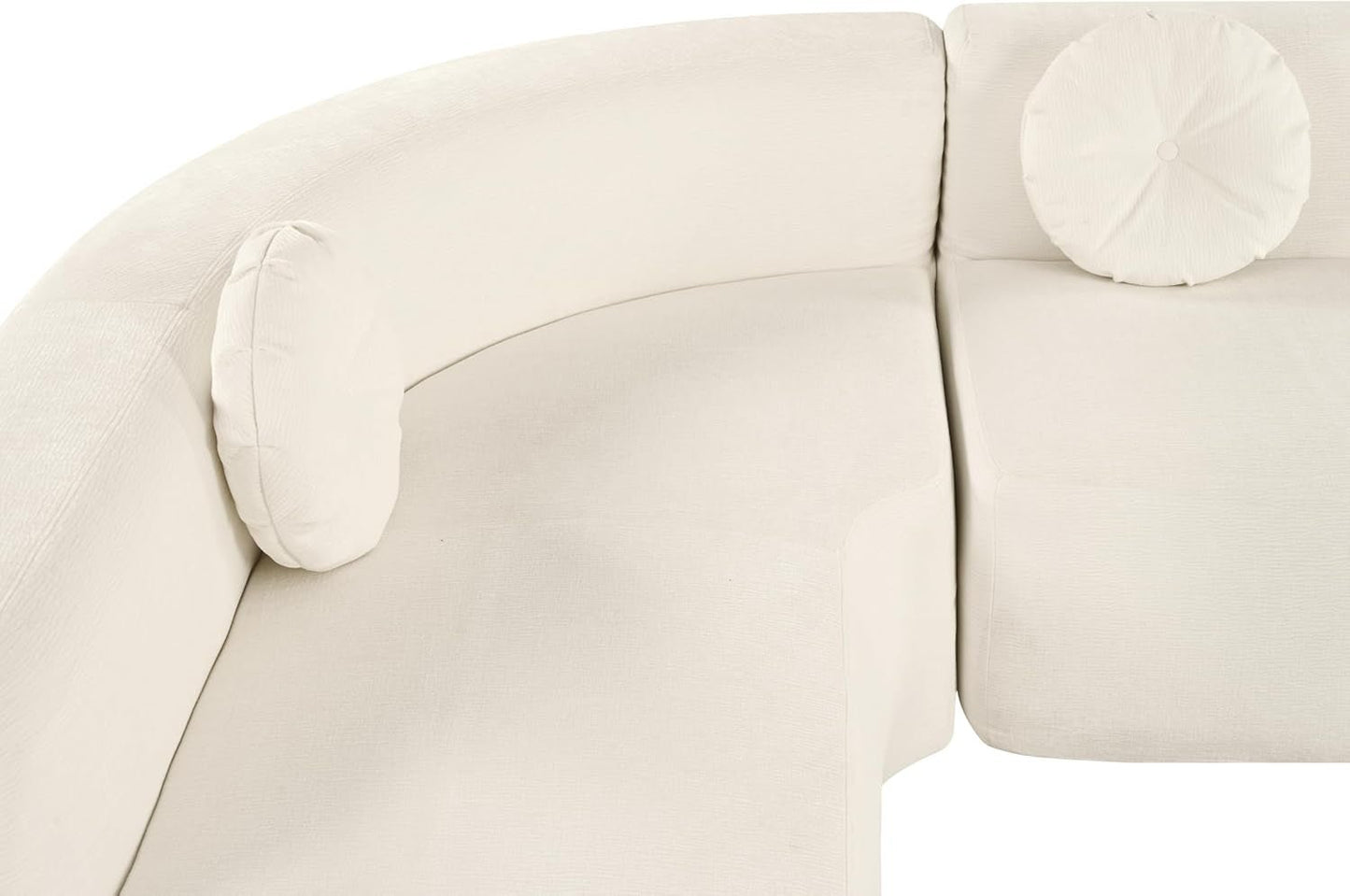 Extra Large Sectional Sofa with Elegant Curved Design